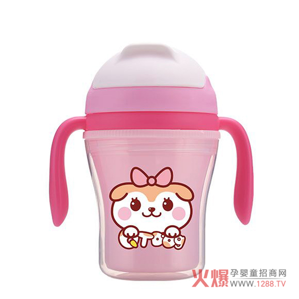 邦贝小象PP双层保温水杯粉色.jpg 邦贝小象PP双层保温水杯粉色.jpg