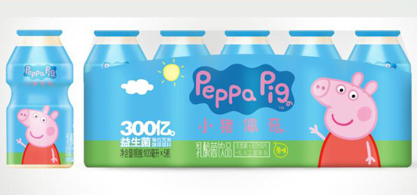小猪佩奇乳酸菌饮品原味6瓶装.jpg