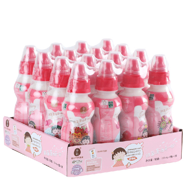 吾尚樱桃小丸子乳酸菌饮品200mLX4瓶X4排纸托.jpg