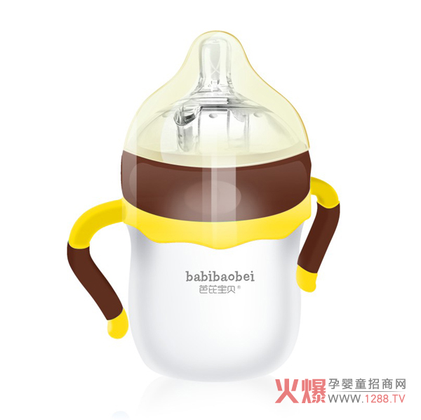 芭芘宝贝全硅胶奶瓶 黄色.jpg 芭芘宝贝全硅胶奶瓶 黄色.jpg