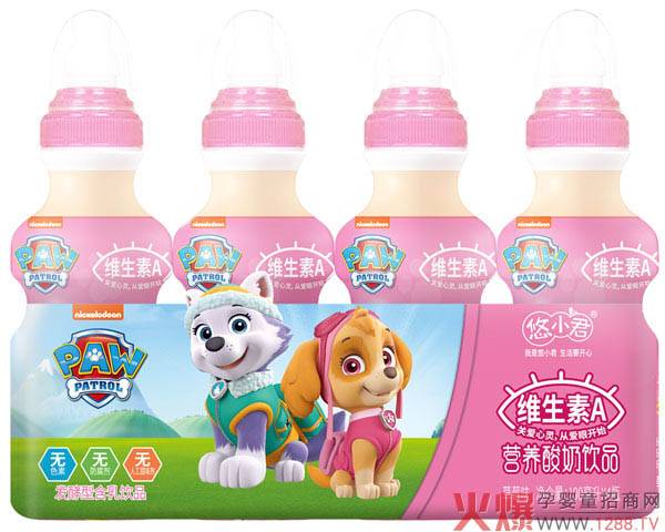 汪汪队维生素A营养酸奶饮品（草莓味）.jpg