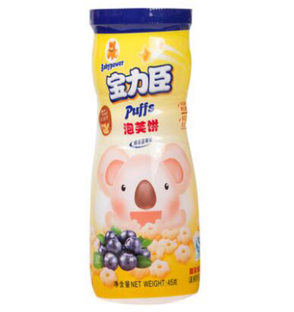 宝力臣梅花形状 臻品蓝莓味泡芙饼45g.jpg