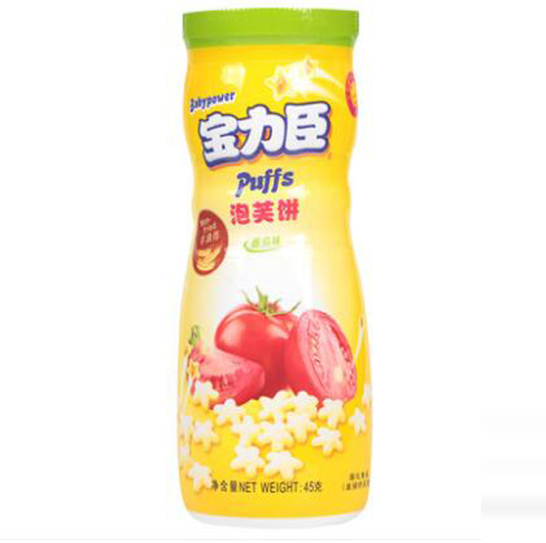 宝力臣星星泡芙饼番茄味45g.jpg