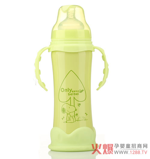 唯昵贝贝宽口保温奶瓶220ml绿色.jpg