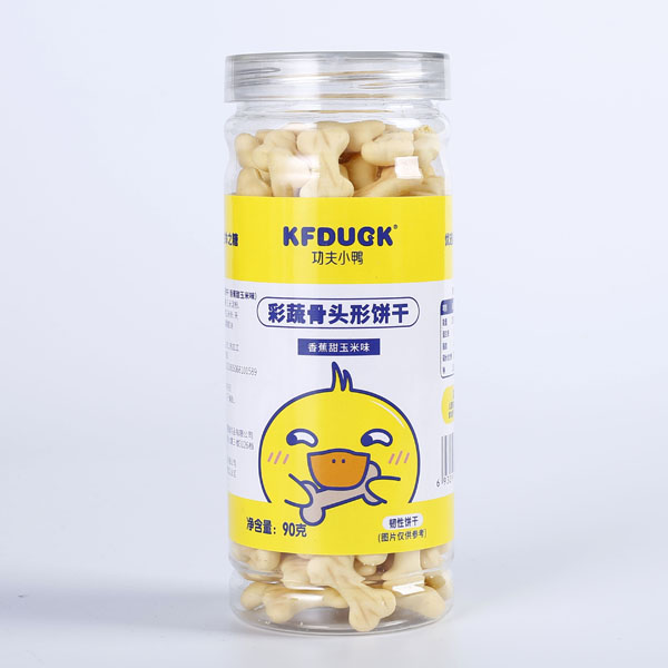 功夫小鸭彩蔬骨头形饼干 香蕉甜玉米味.jpg
