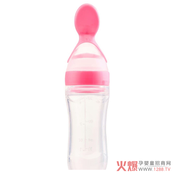 盟宝婴儿硅胶米糊瓶粉色.jpg