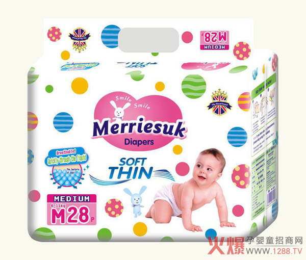 merriesuk芯体纸尿裤M码28片（6~11kg）.jpg