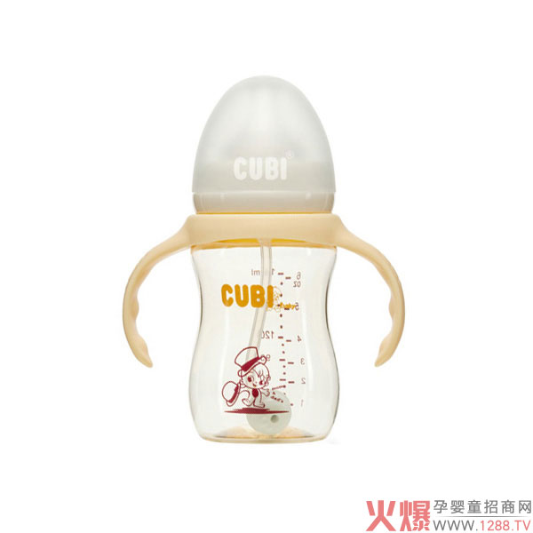 CUBI时尚系列PPSU香蜜黄奶瓶180ML.jpg