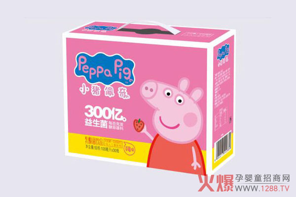 小猪佩奇乳酸菌饮品草莓味箱装.jpg