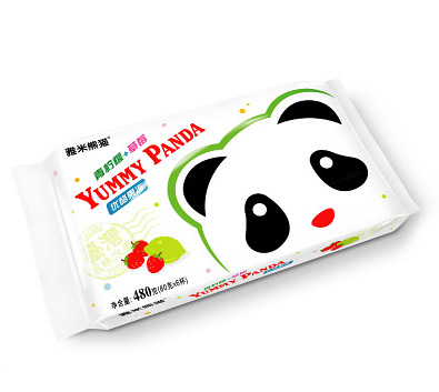 雅米熊猫牌优酪果冻480g（青柠檬+草莓）.jpg