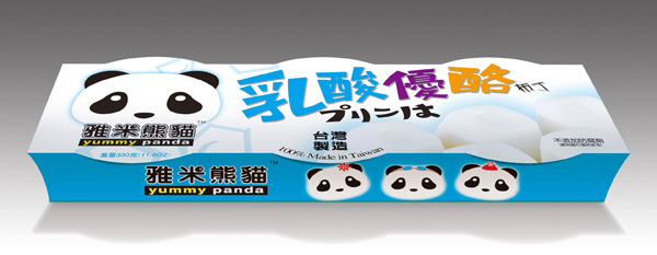 雅米熊猫乳酸优酪布丁330g.jpg