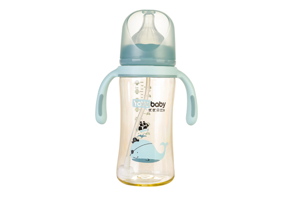 优优贝比300ml 宽口PPSU带手柄自动吸奶瓶.jpg