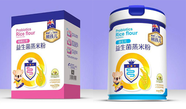 熊孩儿益生菌蒸米粉盒装和罐装.jpg