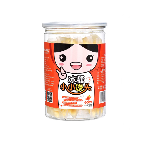 晓姐姐大罐独立包装冰糖小小馒头胡萝卜味.JPG