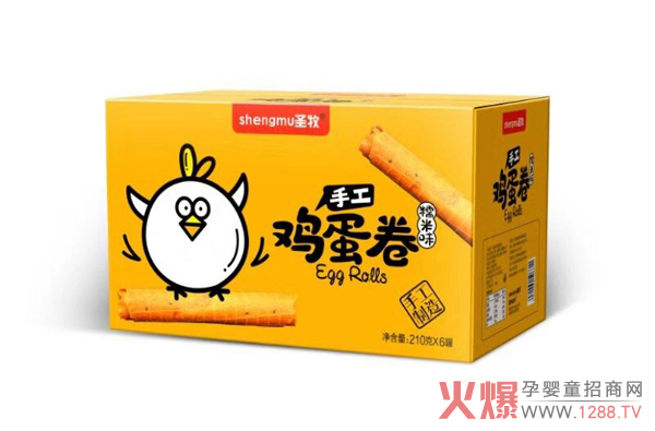 圣牧手工鸡蛋卷 糯米味箱装.jpg