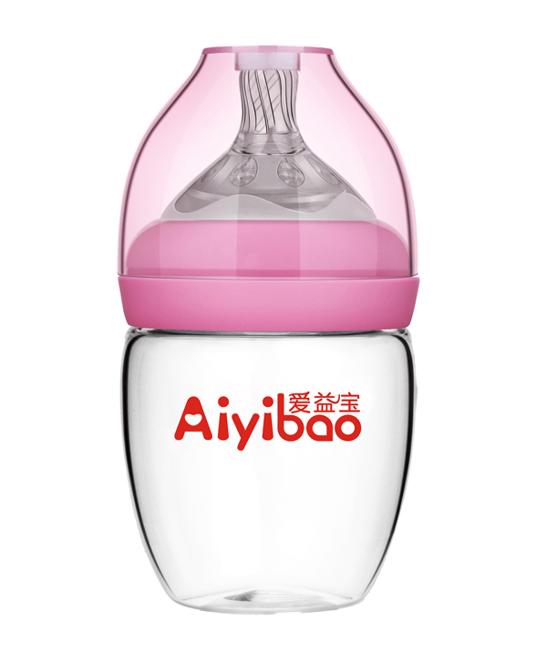 爱益宝宽口新款蛋形玻璃奶瓶180ml 粉色.jpg