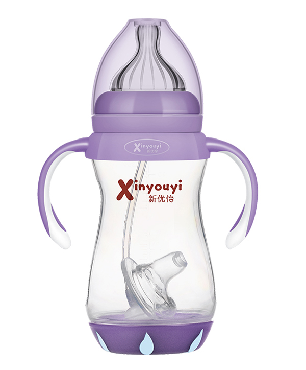 新优怡PP奶瓶300ml 紫色.jpg