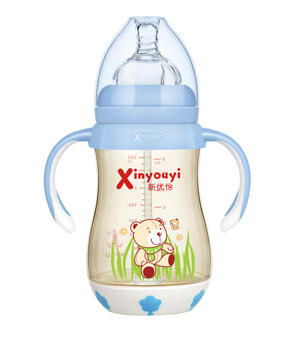 新优怡PPSU奶瓶260ml 蓝色小熊图案-.jpg