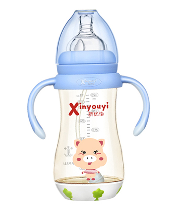 新优怡宽口弧形带底座有柄自动ppsu奶瓶300ml 蓝色.jpg