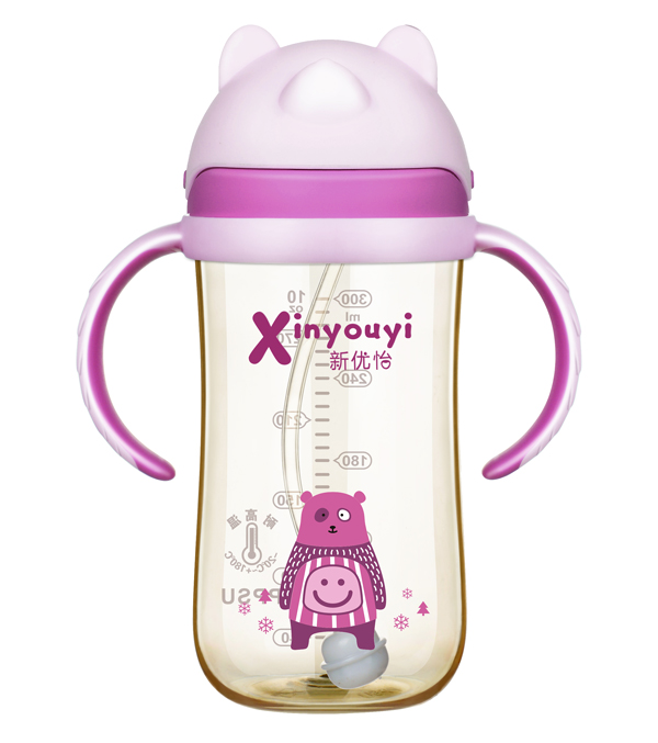 新优怡中广口PPSU水杯300ml 紫红色.jpg