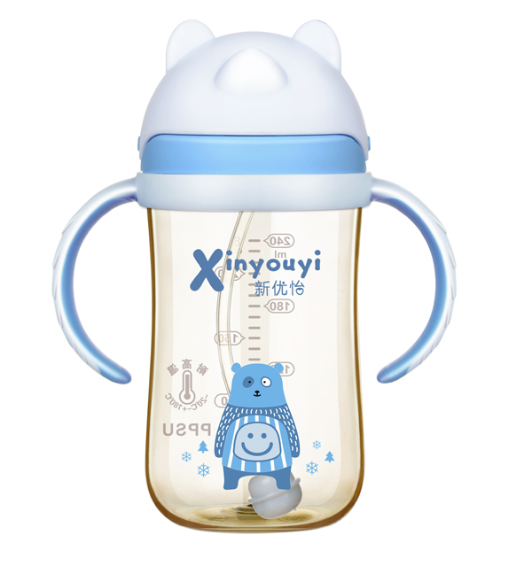 新优怡中广口PPSU水杯300ml 蓝色.jpg
