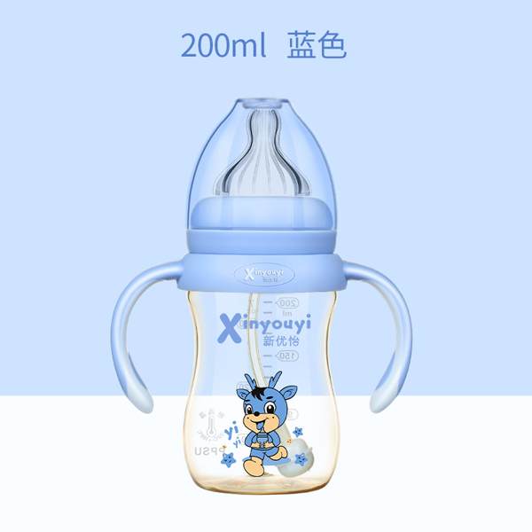 新优怡双色PPSU奶瓶200ml 蓝色.jpg