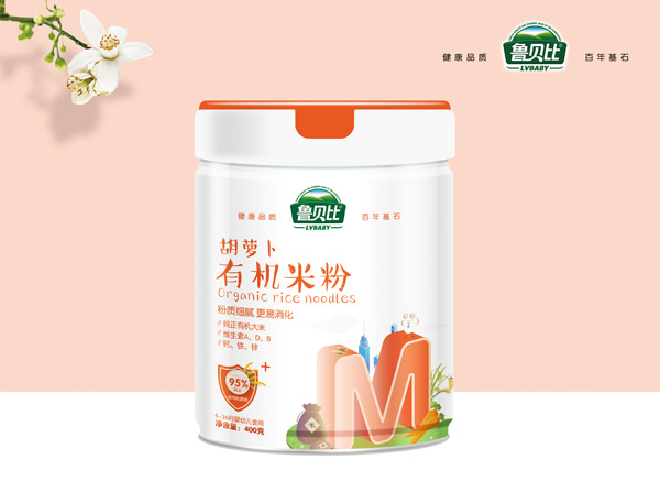 鲁贝比胡萝卜有机米粉 听装.jpg