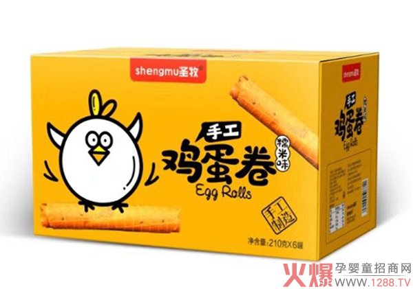圣牧手工鸡蛋卷 糯米味箱装.jpg