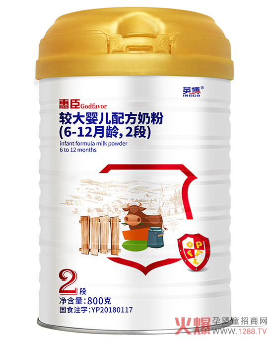 英博惠臣较大婴儿配方奶粉2段800克.jpg