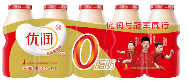 优润乳酸菌饮品 100ml 优润0脂肪 外彩膜红色.jpg
