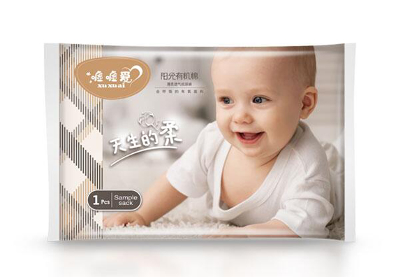 嘘嘘爱阳光有机棉薄柔透气纸尿裤 1片装.jpg