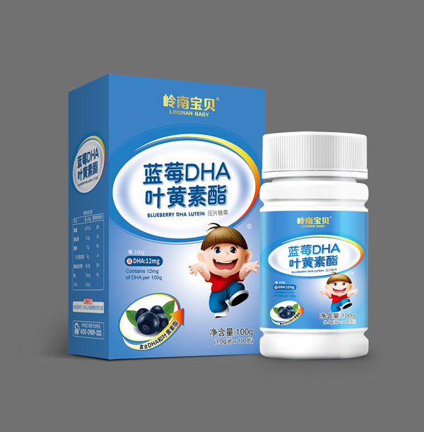 岭南宝贝蓝莓DHA叶黄素压片糖�.jpg