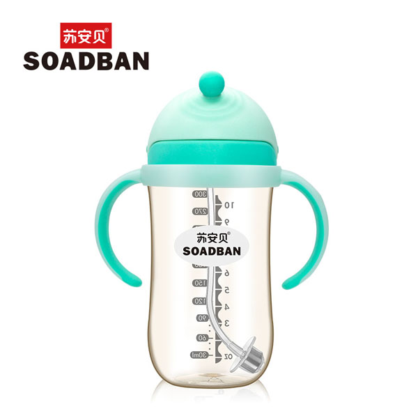 苏安贝A8034儿童防漏两用PPSU吸管�?300ml.jpg