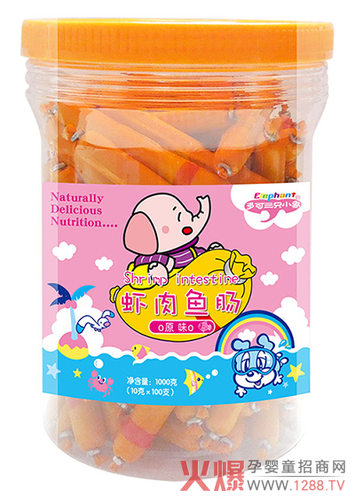 多可三只小象虾肉鱼肠罐装-原味.jpg