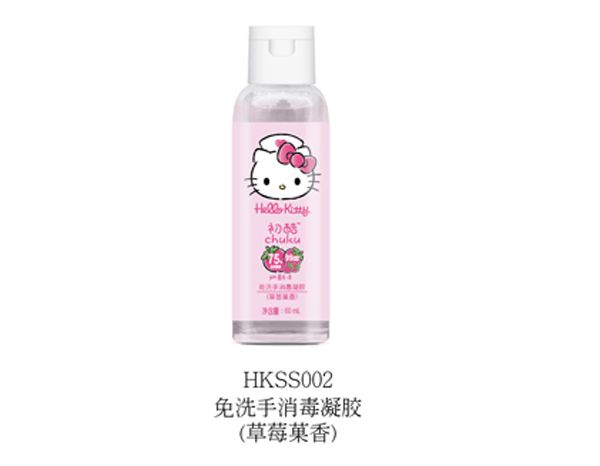 Hello Kitty初酷免洗手消毒凝胶（草莓果香�?0ml.jpg