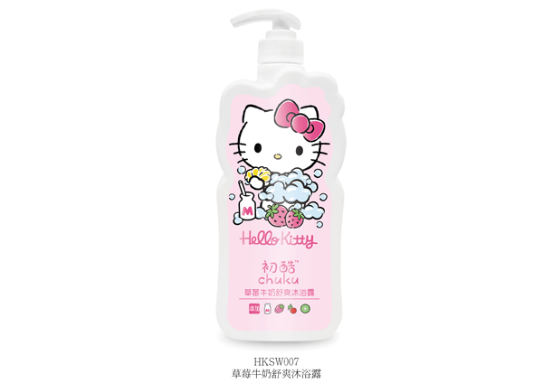 Hello Kitty初酷草莓牛奶舒爽沐浴�?900ml.jpg