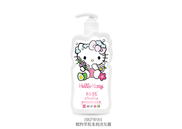 Hello Kitty初酷植物萃取柔润洗发�?400ml.jpg