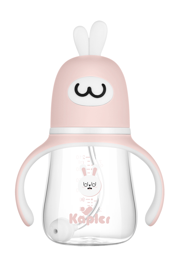 康喂儿趣萌兔玻璃 宽口奶瓶210ML 红色.jpg