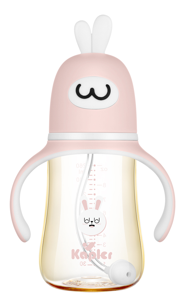 康喂儿趣萌兔PPSU 宽口奶瓶260ML 红色.jpg