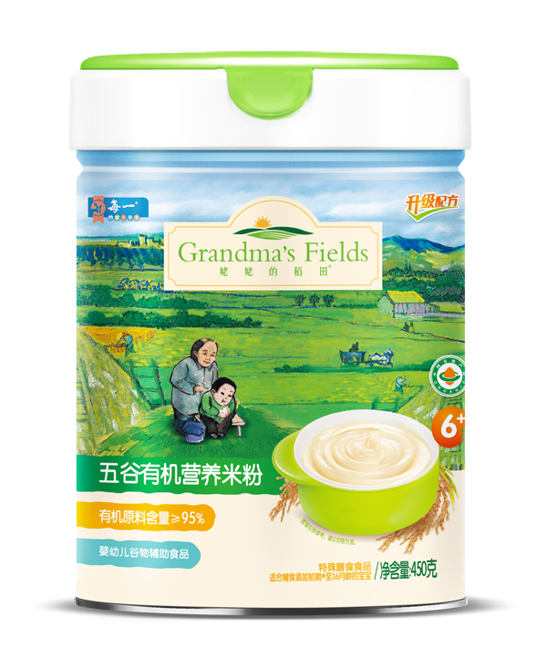 姥姥的稻田五谷有机营养米�?听装.jpg