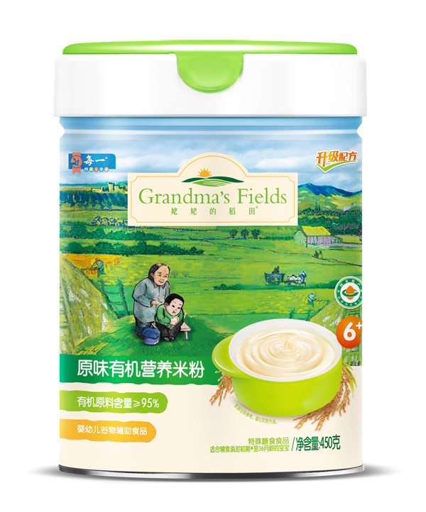 姥姥的稻田原味有机营养米�?听装.jpg
