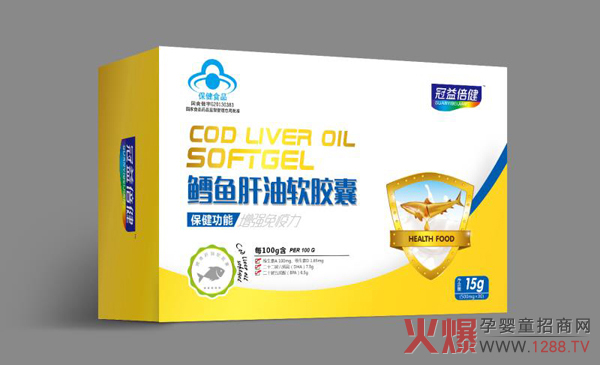 冠益倍健鳕鱼肝油软胶�.jpg