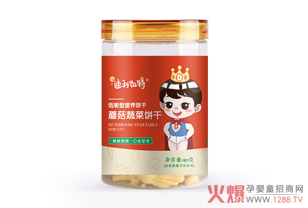 迪利凯特低敏型蘑菇蔬菜饼�.jpg