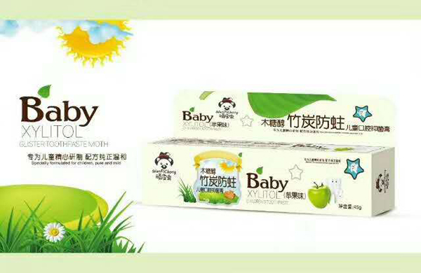 顽皮虫木糖醇竹炭防蛀儿童口腔膏（苹果味）.jpg
