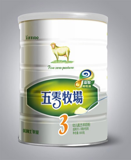 五零牧场溢智橄榄油系列幼儿配方羊奶粉3段.jpg