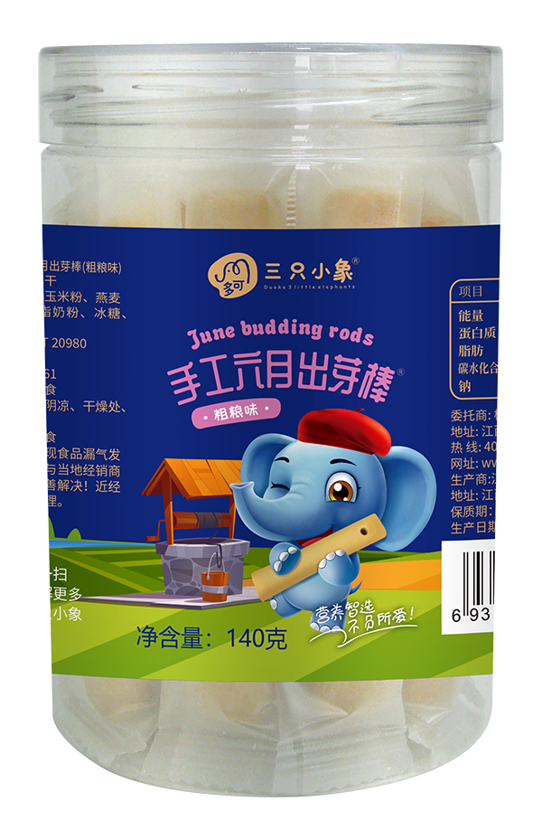 多可三只小象手工六月出芽棒 粗粮味.jpg