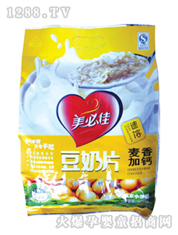 美必佳麦香加钙豆奶片360g