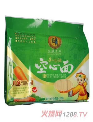 大通手纺儿童儿童西红柿胡萝卜面