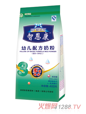 智恩康幼儿配方奶粉普装400克
