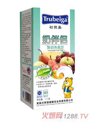 初贝嘉复合水果型奶伴侣